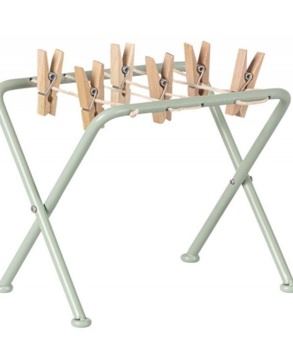 Maileg, Torkställning Med Klädnypor