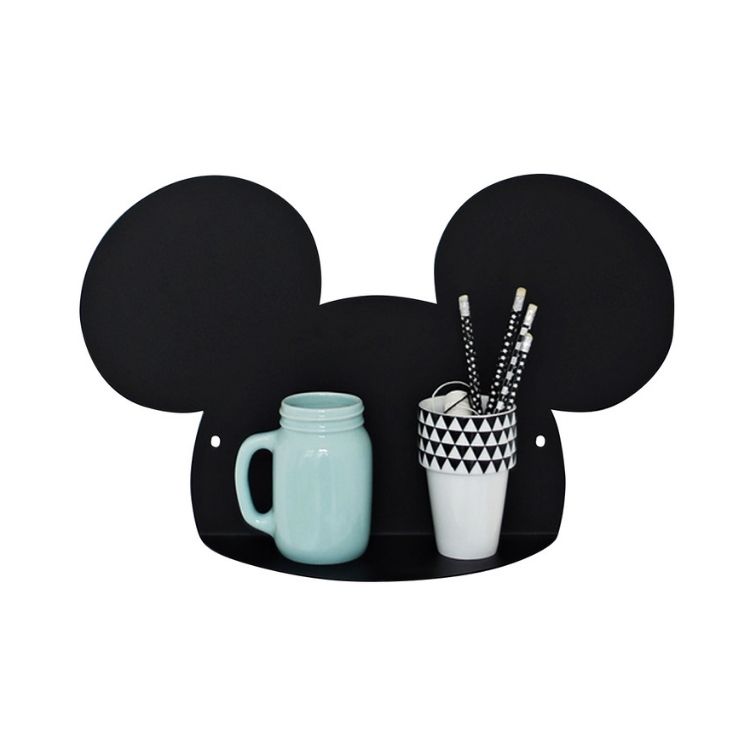 Bokhylla / Hylla i metall till barnrummet Musse