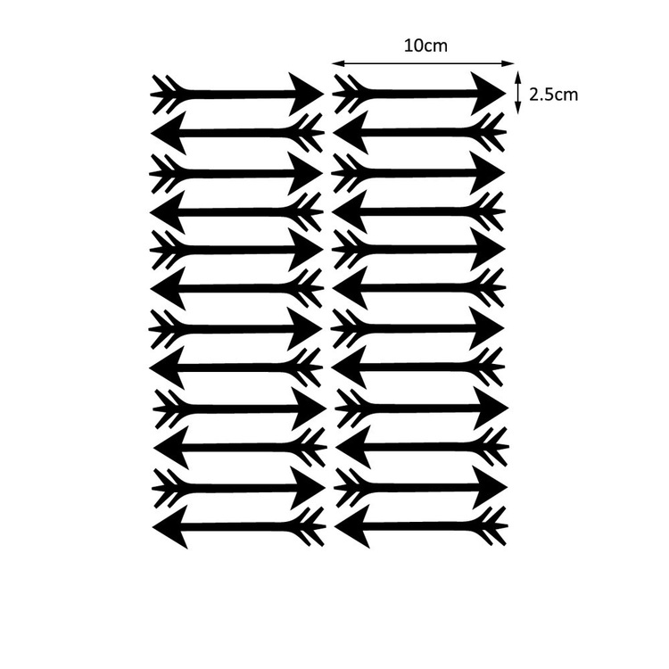 Väggklistermärken silverpilar, set om 24 stycken - Bild 2