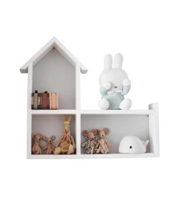 Stor vägghylla till barnrummet, hushylla