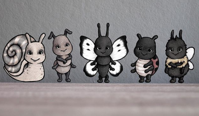 Bug vänner väggklistermärken, Stickstay - Bild 2