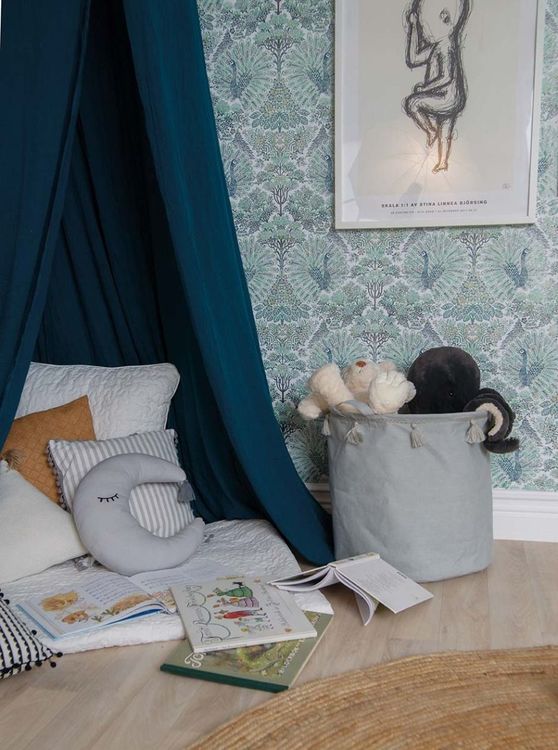 JaBaDaBaDo grå förvaringskorg med tofsar - Bild 2