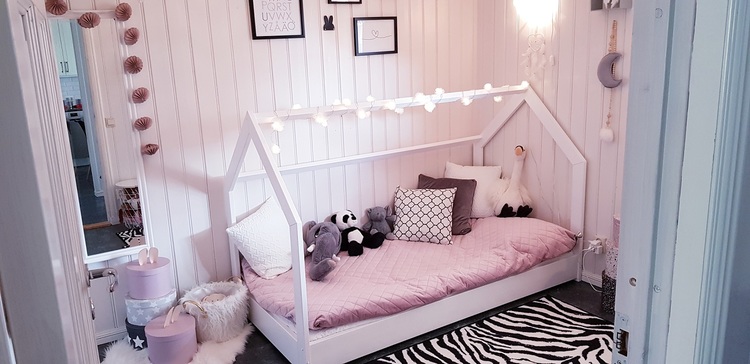 Vit hussäng 90x190 till barnrummet - Bild 2