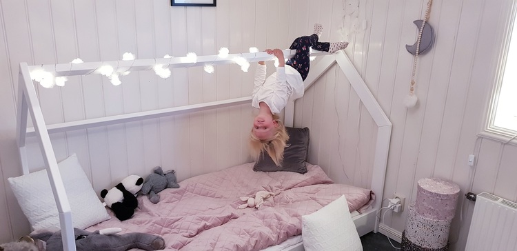 Vit hussäng 90x190 till barnrummet - Bild 3