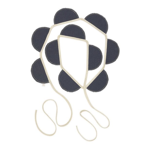 Grå tygvimpel Cotton & Sweets