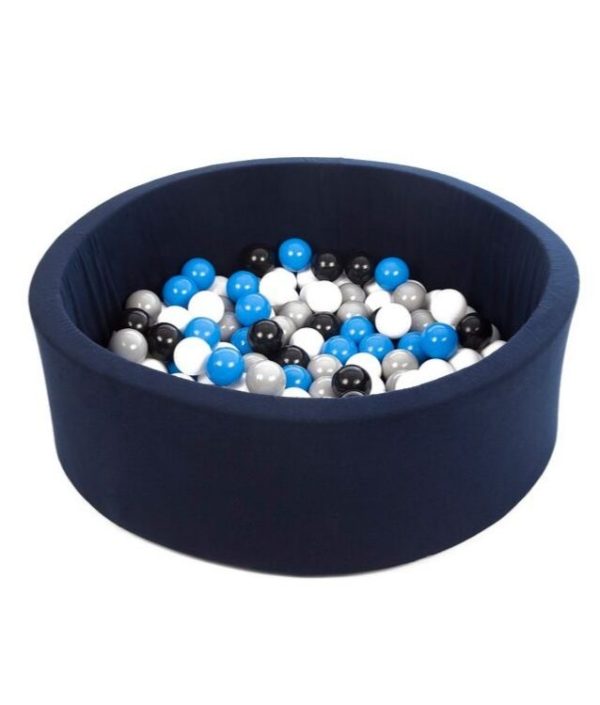 Mörkblå bollhav BASIC, 90x30