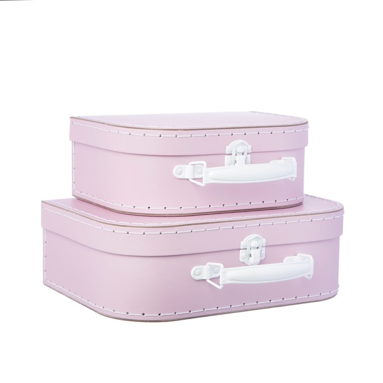 Sass & Belle, Förvaringslådor koffert rosa, 2-set - Bild 5