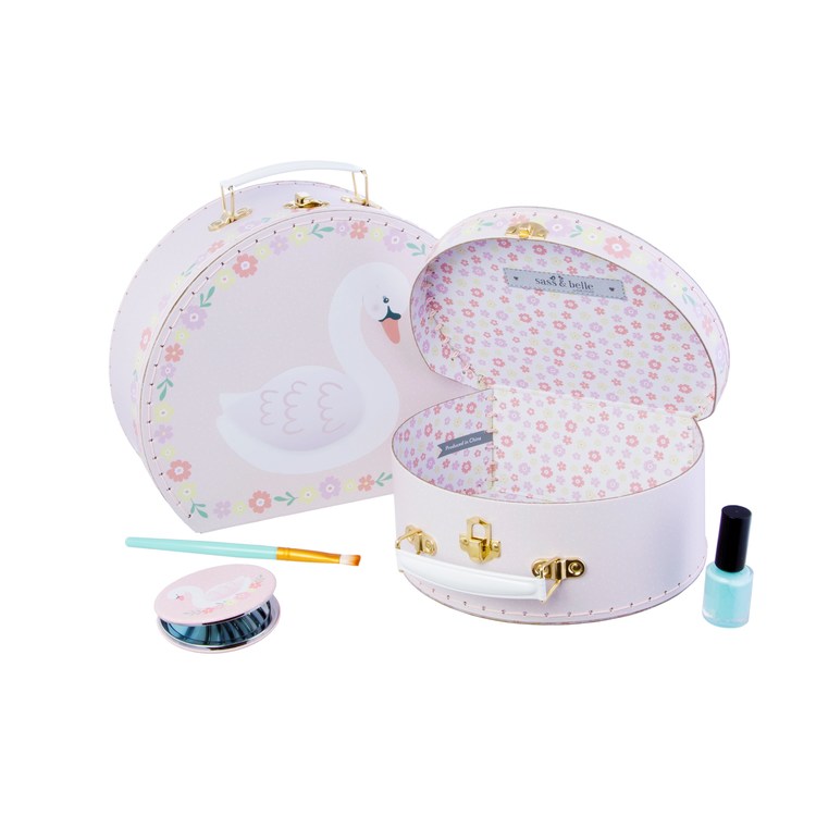 Sass & Belle, förvaringslådor koffert svan, 2-set - Bild 7