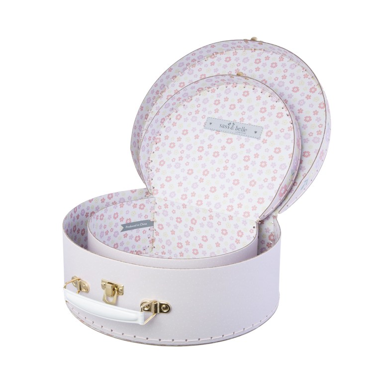 Sass & Belle, förvaringslådor koffert svan, 2-set - Bild 4