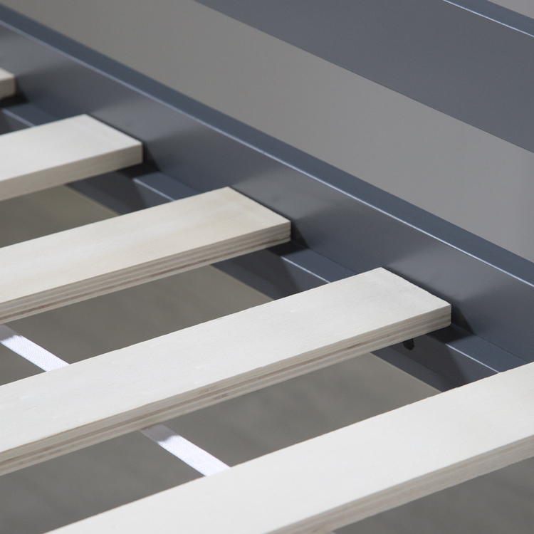 Grå loftsäng till barnrummet - Bild 6