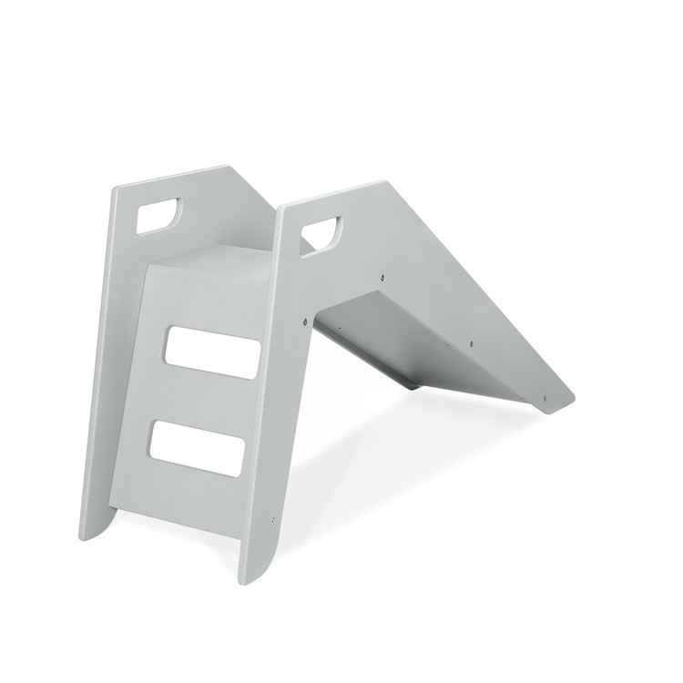 Grå rutschkana i trä till barnrummet - Bild 2