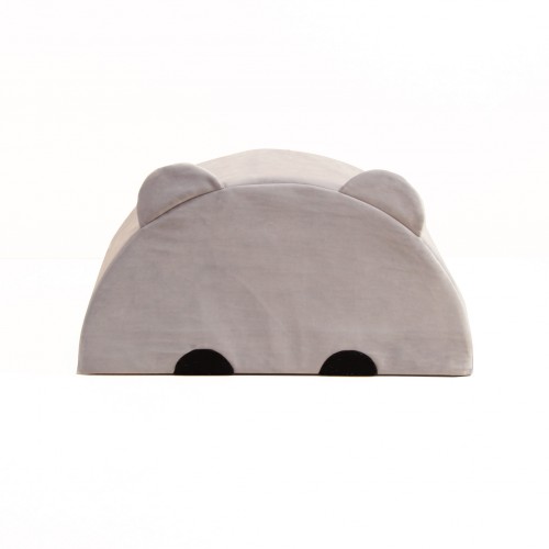 Fayne, sittpuff till barnrummet grå björn