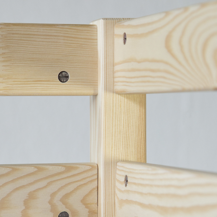 Natur loftsäng med skrivbord, 90x200 - Bild 5