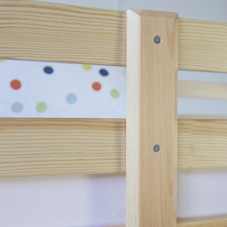 Natur loftsäng med skrivbord, 90x200 - Bild 4