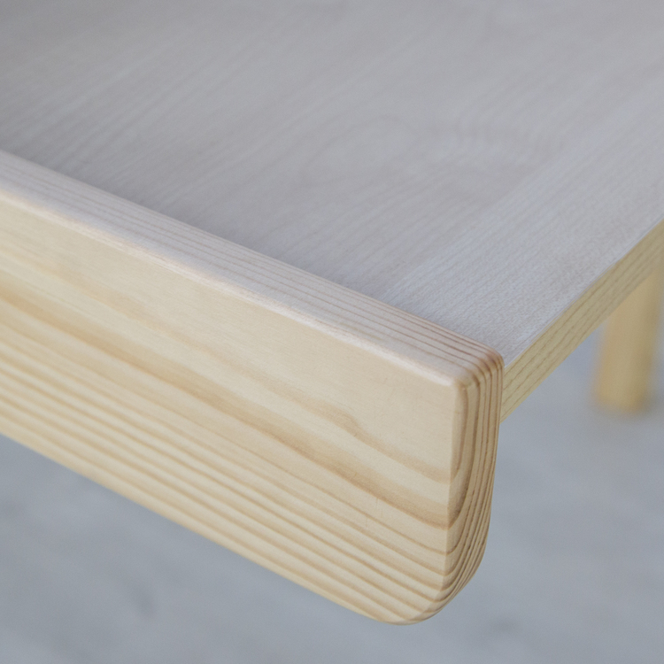 Natur loftsäng med skrivbord, 90x200 - Bild 6