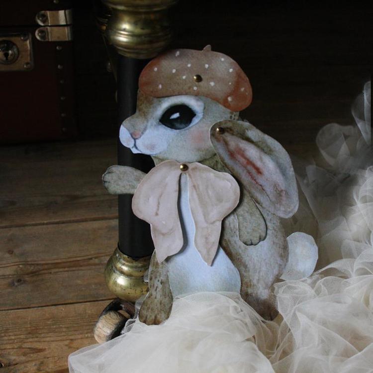 Dessin Design, vimpel DIY - Brown bunny - Bild 4