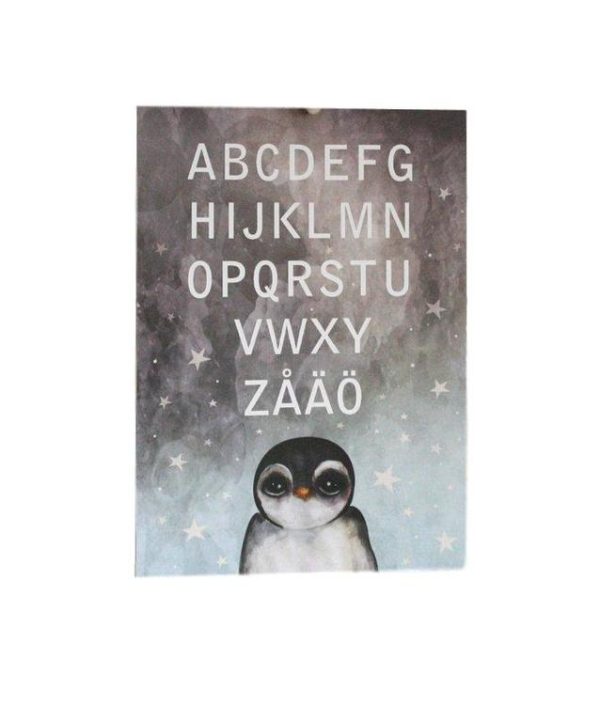 Dessin Design, poster ABC penguin A3