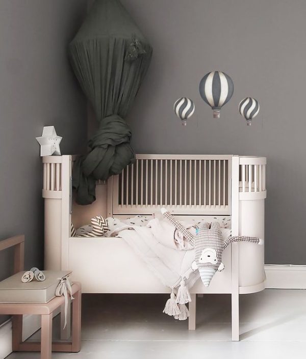 Mörkblå Luftballonger vintage väggklistermärken, Stickstay