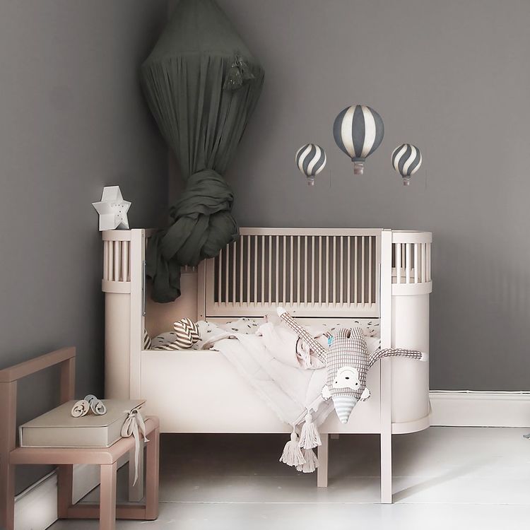 Mörkblå Luftballonger vintage väggklistermärken, Stickstay - Bild 2