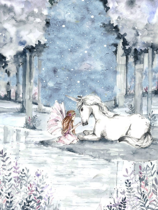 Poster magic forest, poster till barnrummet