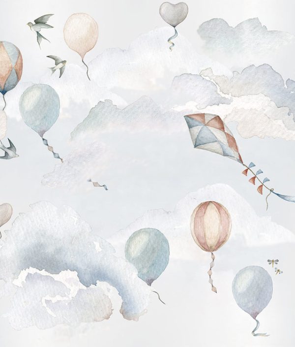 Dekornik, tapet Balloons Fairytale