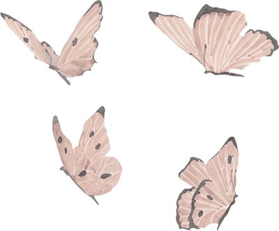That`s Mine, Dusty Rose Butterflies, väggklistermärken