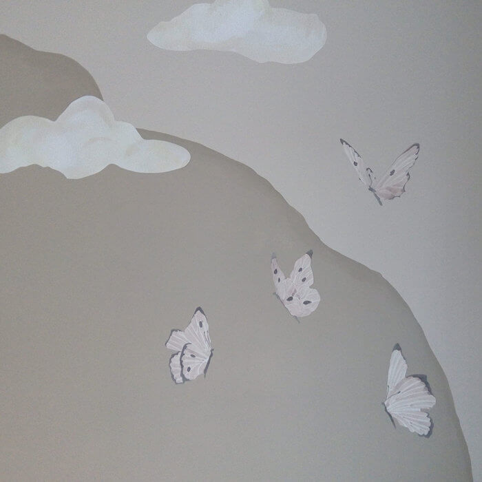 That`s Mine, Dusty Rose Butterflies, väggklistermärken - Bild 2