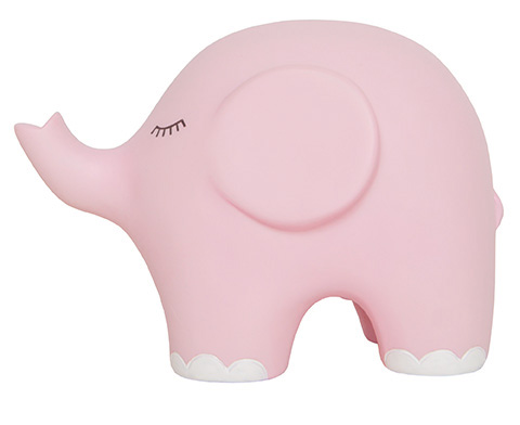 JaBaDaBaDo nattlampa rosa elefant