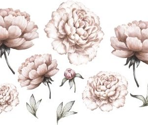 That`s Mine väggklistermärken Peony flower