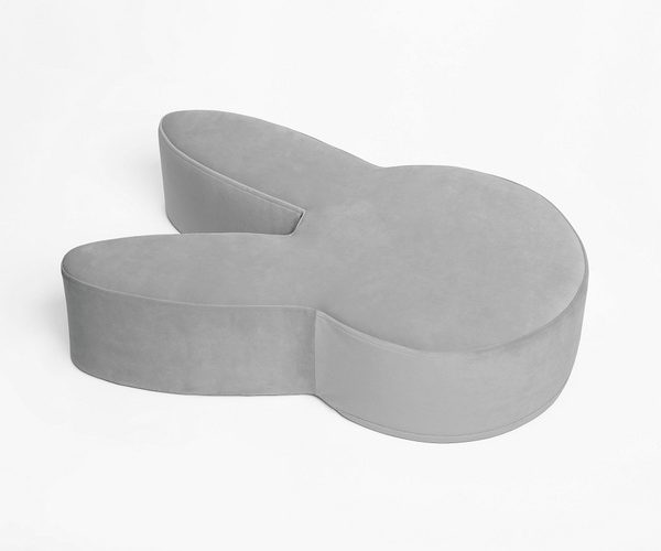 Sittpuff Grå Kanin till barnrummet, Babam