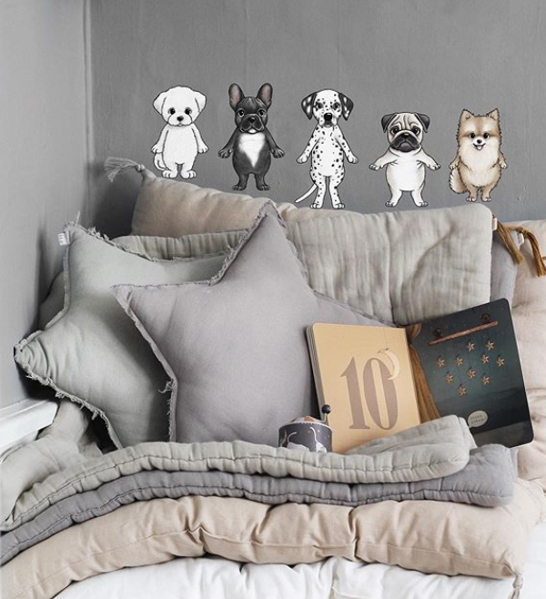 Stickstay franska bulldoggen Boss