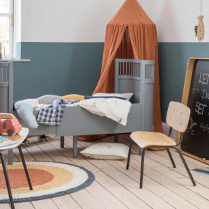 Sebra sänghimmel sweet tea med ljusslinga