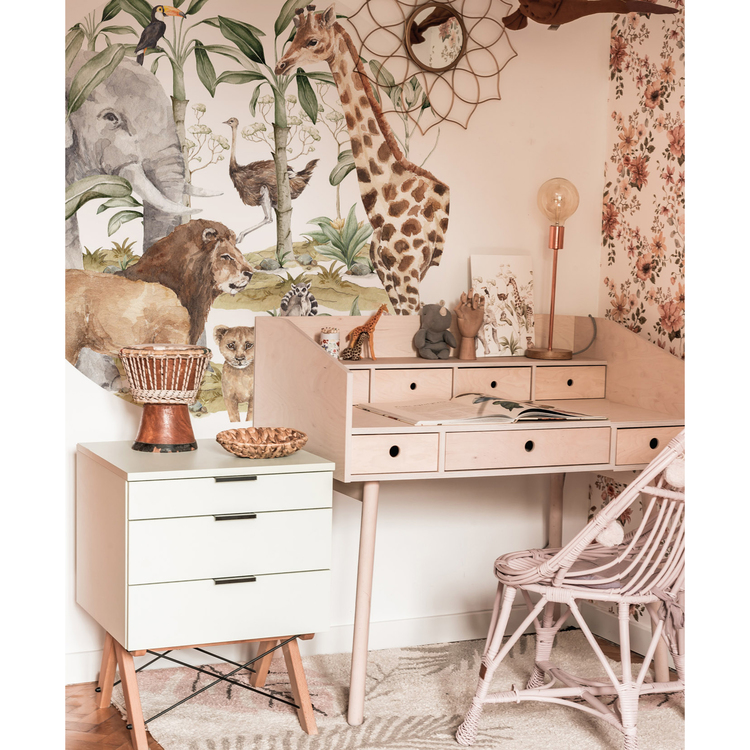 Dekornik, Savanna in a circle, väggklistermärken till barnrum - Bild 2