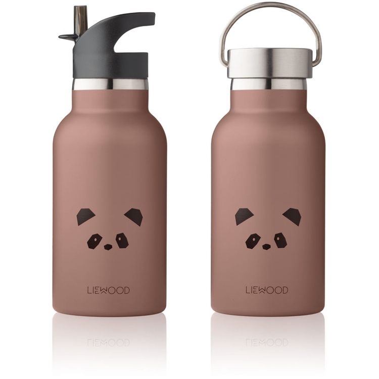 Liewood, Termos Vattenflaska Panda dark rose