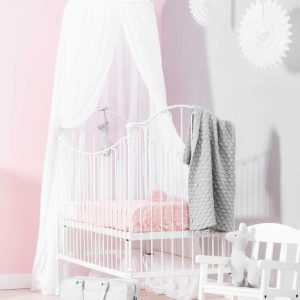 Jollein, vit sänghimmel