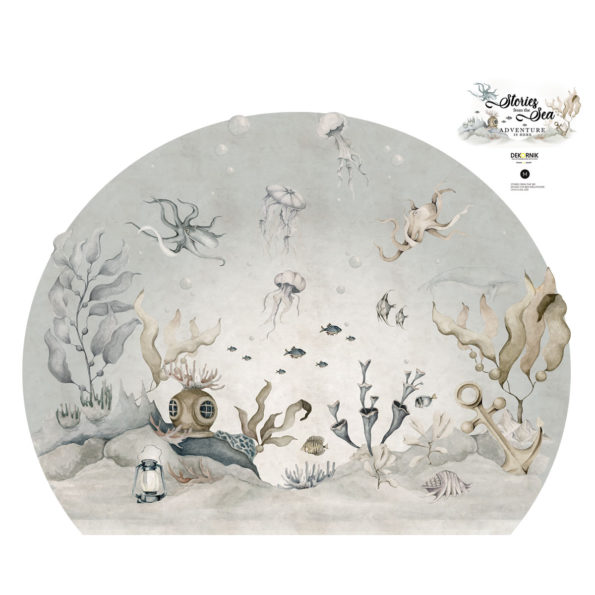 Dekornik, Stories from the sea, väggklistermärken till barnrum - Bild 2