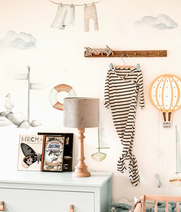 Dekornik, väggklistermärken PORT BY DAY PORTICELLO