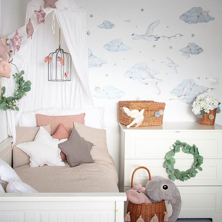 Dekornik, väggklistermärke Svanar - Bild 5