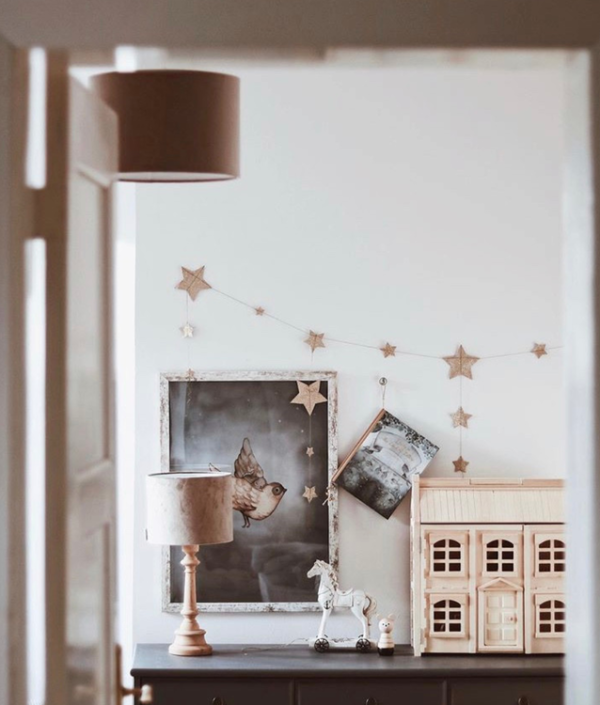 Lamps&Company, Brun sammet taklampa till barnrummet