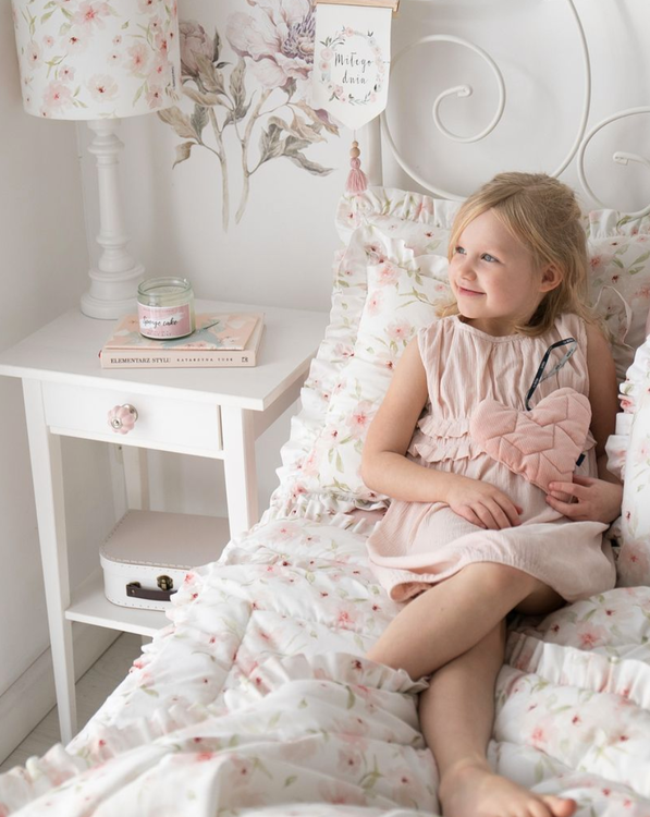 Lamps&Company, Blommig bäddset 140x200 cm med fyllning - Bild 3