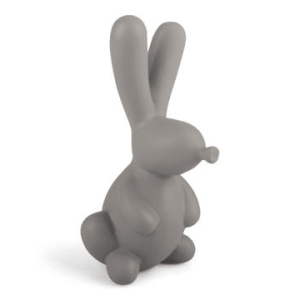 Form Living, keramik grå kaninballong dekoration