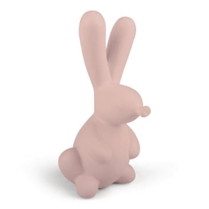Form Living, keramik rosa kaninballong dekoration