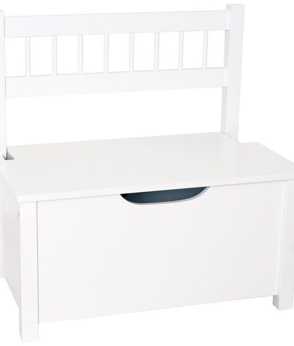 Jabadabado, förvaringsbänk vit