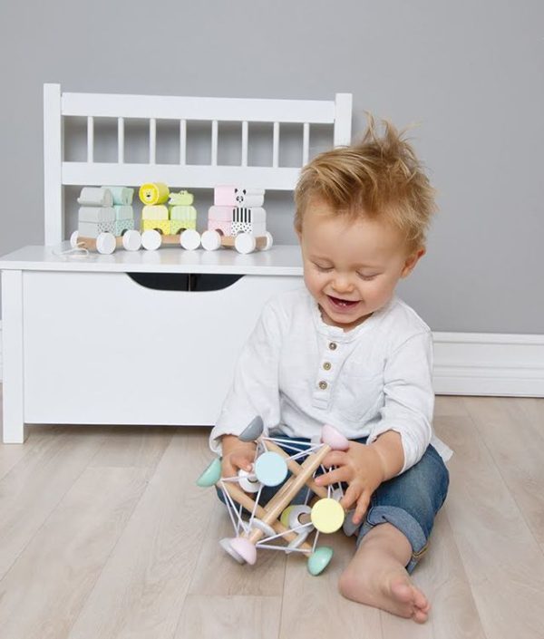 Jabadabado, förvaringsbänk vit