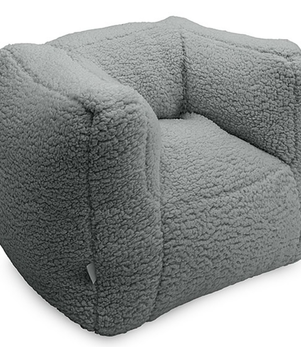 Jollein, Soffa Beanbag fåtölj, teddy grey