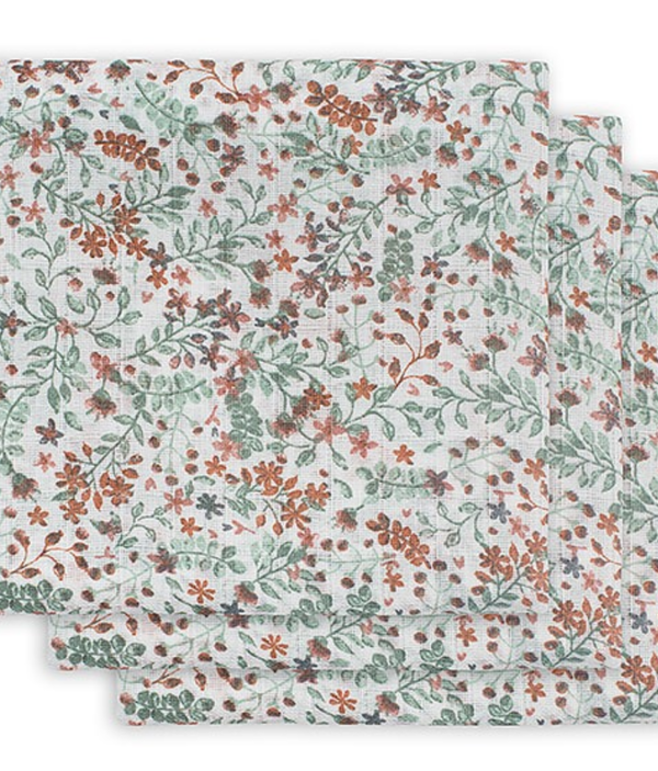 Jollein, muslinfilt 70x70 cm , Bloom 3-pack