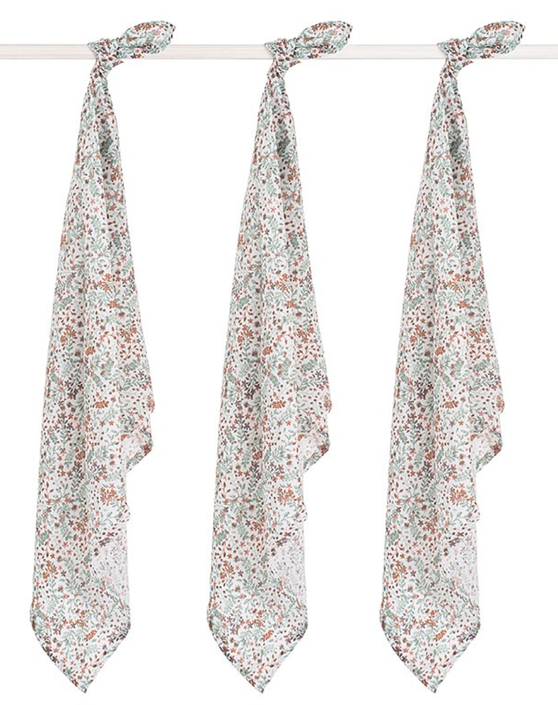 Jollein, muslinfilt 70x70 cm , Bloom 3-pack