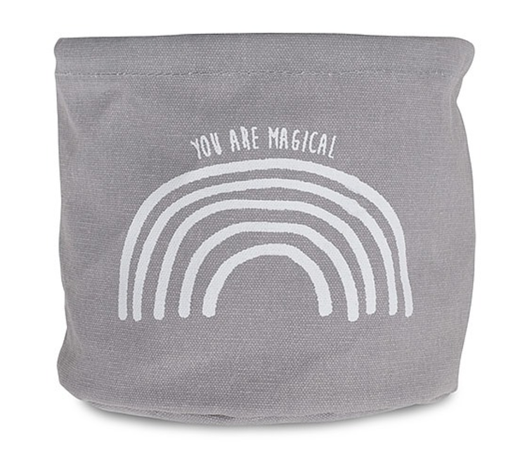 Jollein, förvaringskorg rainbow grey