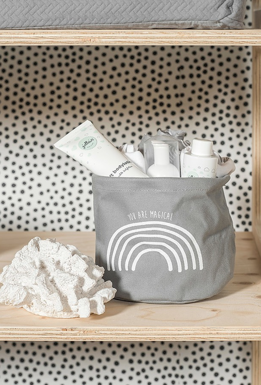 Jollein, förvaringskorg rainbow grey - Bild 3