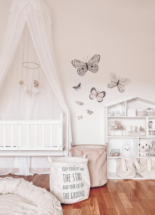 Babylove, väggklistermärke fjärilar - Bild 2